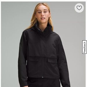 EUC lululemon Always Effortless jacket, black, size 8